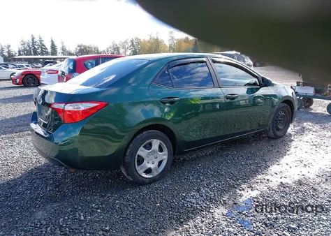 2014 Toyota Corolla Le z USA, uszkodzony, nr VIN 2T1BURHE4EC052617